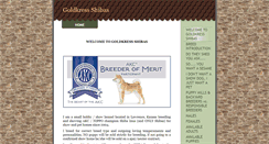 Desktop Screenshot of goldkressshibas.com